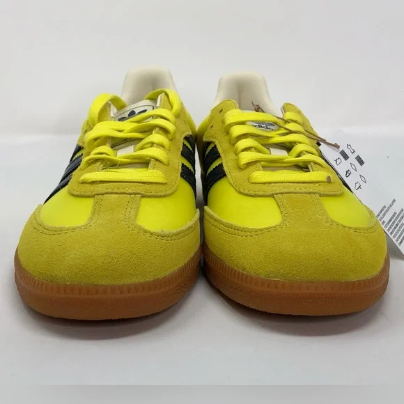 Adidas Women’s Samba OG Shock Yellow Night Indigo JI2594 - Size 10.5 - Picture 9 of 14